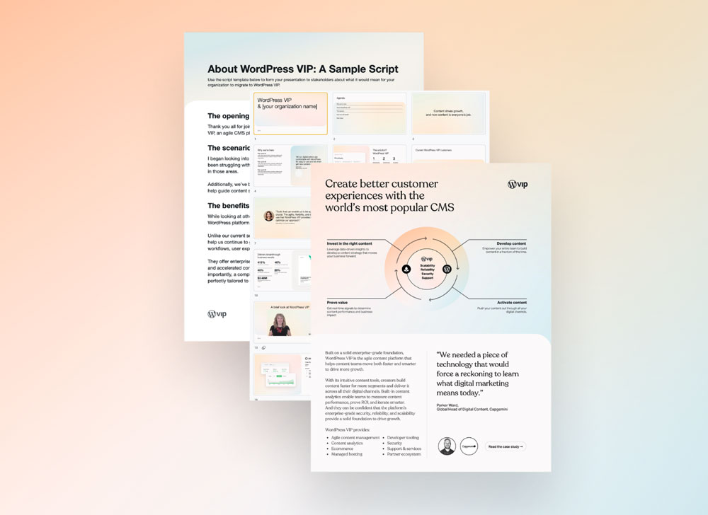 Three resources to convince your boos to migrate to WordPress VIP
