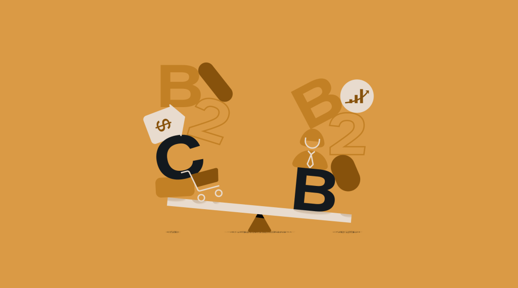 Image illustrating B2C and B2B.